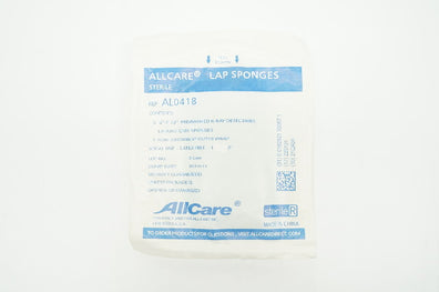 AllCare AL0418 Lap Sponges 4inch x 18inch